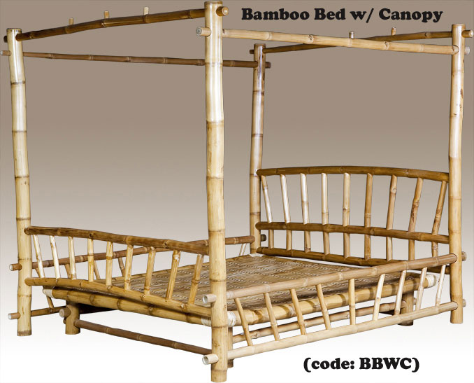 Bedroom Bamboo Man Lifestyles, Bamboo Canopy Bed Frame